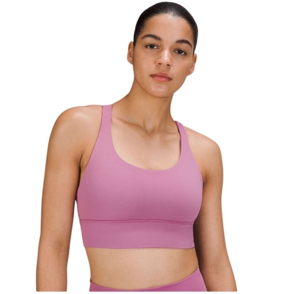 Lululemon Energy Bra First Release 4
Pink Strappy Yoga Run Rare